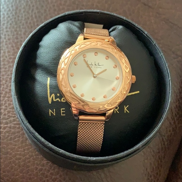 Nicole Miller Rose Gold Watch - Picture 1 of 3